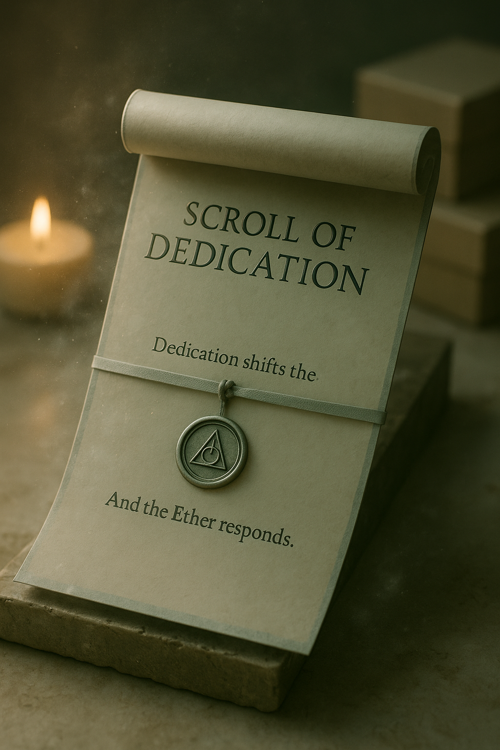 🌀 The Scroll of Dedication