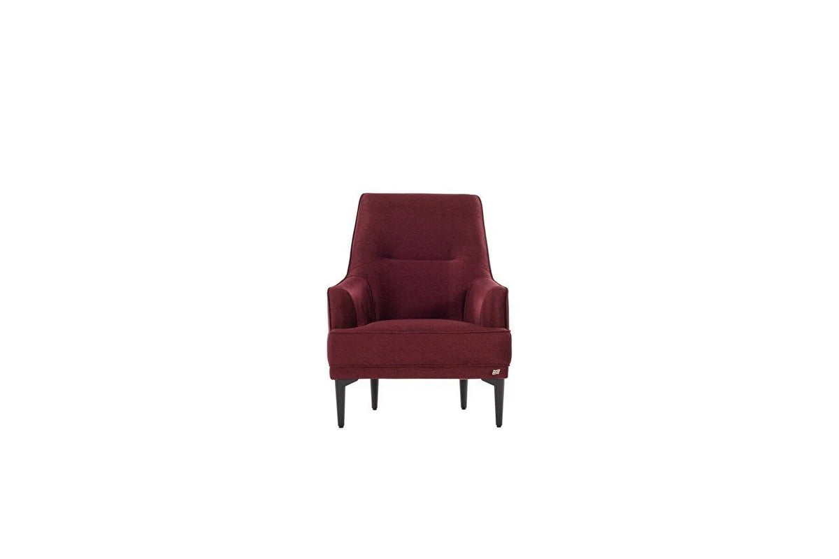 🪑 The Eldryn Ottoman Red – Seat