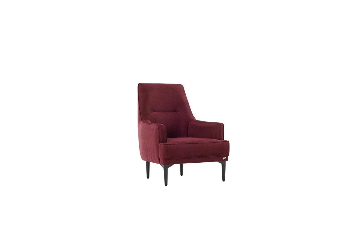 🪑 The Eldryn Ottoman Red – Seat